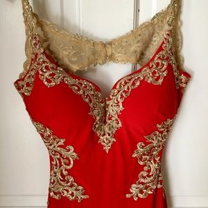 Red Prom Dress Size 0